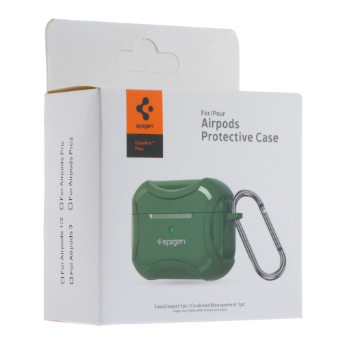 Купити Футляр TPU Spigen DuraPro Flex with Hook для Airpods 1/2, 3