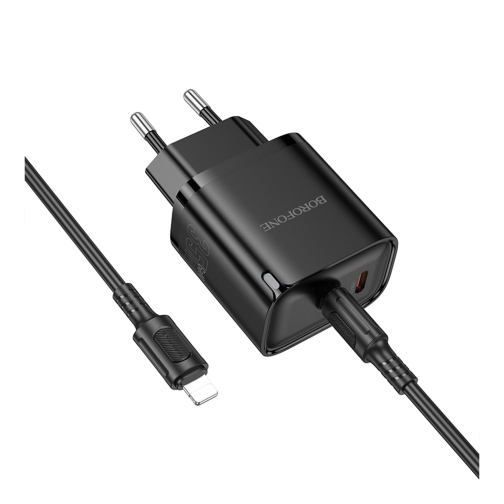Купити Мережевий Зарядний Пристрій Borofone BA85A 2USB-C PD/QC 35W+Type-C to Lightning, 6