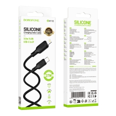 Купить USB Borofone BX113 Silicone Type-C to Lightning PD27W 3m