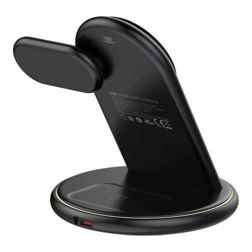 Купити Бездротовий Зарядний Пристрій LDNIO WL02 5in1 25.5W For iWatch, 3