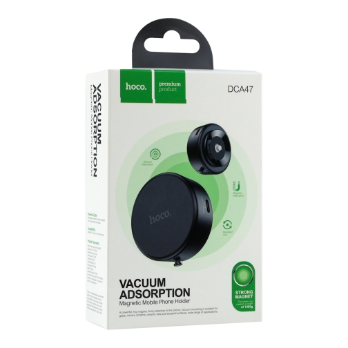 Купити Автотримач Hoco DCA47 Magnetic/Vacuum Electric, 2