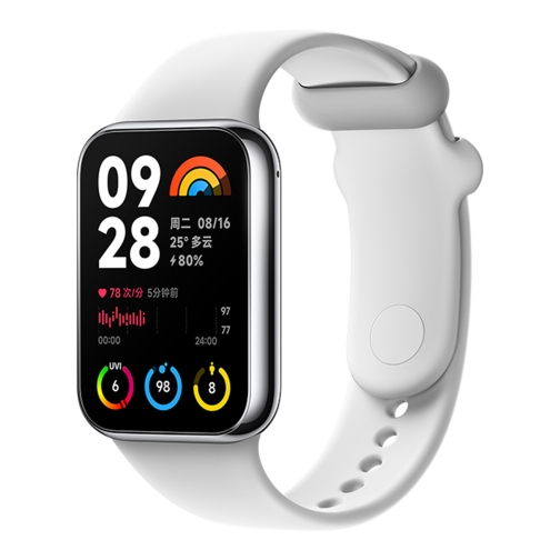 Купить Ремешок для Xiaomi Mi Band 8 Pro/Mi Band 9 Pro/Redmi Watch 4 Silicone, 27