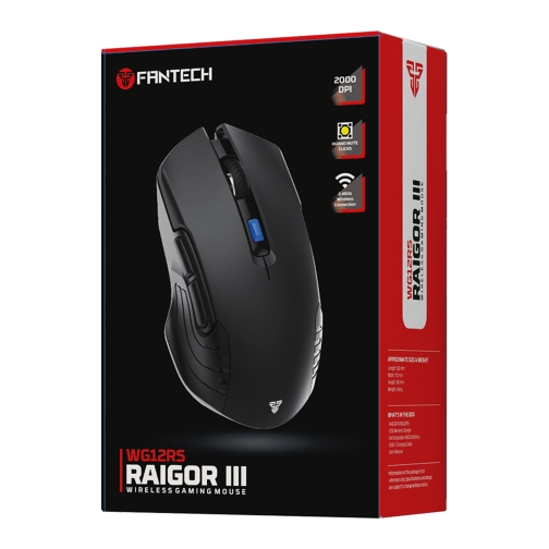 Купити Бездротова Миша Ігрова Fantech WG12RS Raigor III Silent click, 2