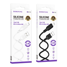 Купить USB Borofone BX113 Silicone Micro 2.4A
