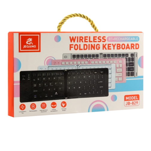 Купить Клавиатура беспроводная складная JEQANG JB-829 Foldable Bluetooth, 2