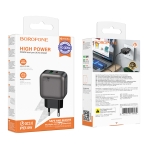 Купить Сетевое Зарядное Устройство Borofone BAS55A 1USB-C/1USB PD/QC 30W GAN, 2
