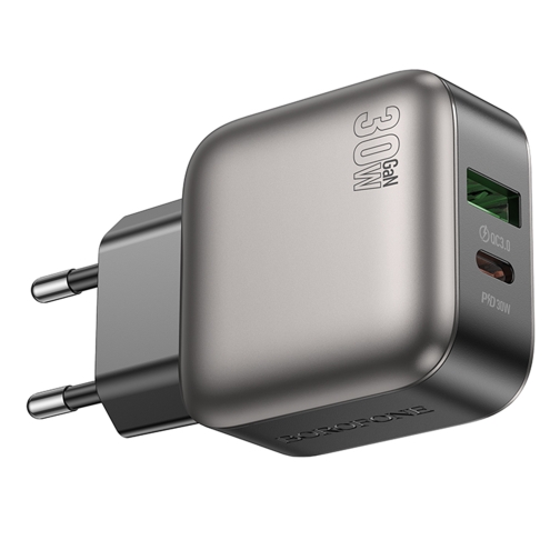Купить Сетевое Зарядное Устройство Borofone BAS55A 1USB-C/1USB PD/QC 30W GAN, 6