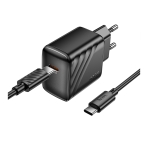 Купить Сетевое Зарядное Устройство Hoco CS24A 1USB-C PD/QC 25W+Type-C to Type-C, 5