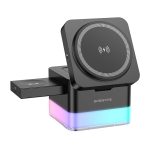 Купити Бездротовий Зарядний Пристрій Borofone BQ34 3 in1 Magnetic 15W For iWatch