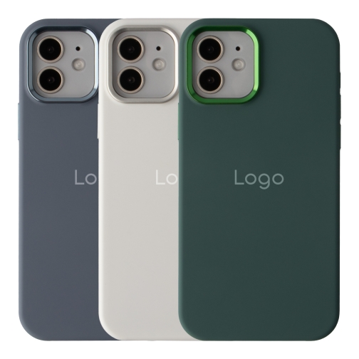 Купити Чохол Silicone Case Metal Buttons (AA) для iPhone 12 Pro Max