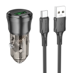 Купити Автомобільний Зарядний Пристрій Borofone BZ23 1USB QC18W+Type-C, 2