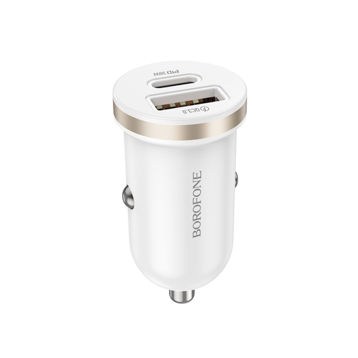 Купить Авто Зарядное Устройство Borofone BZ22 1USB/1USB-C QC/PD30W