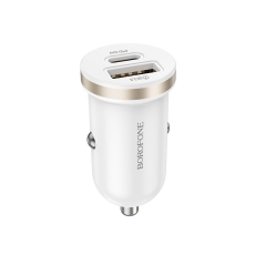 Купити Автомобільний Зарядний Пристрій Borofone BZ22 1USB/1USB-C QC/PD30W