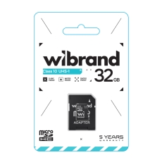 Купить Карта Памяти Wibrand MicroSDHC 32gb UHS-1 10 Class & Adapter Купить Карта Памяти Wibrand MicroSDHC 32gb UHS-1 10 Class & Adapter