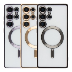Купить Чехол TPU Metallic Full Camera with Magsafe для Samsung Galaxy S25 Ultra 5G (S938)