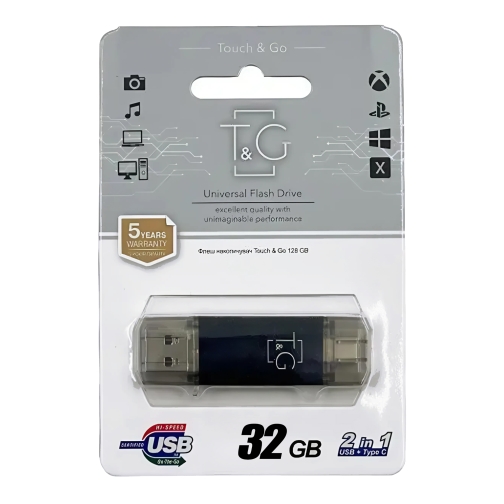 Купити USB Flash Drive 3.0 T&G 32gb USB/Type C 009, 2