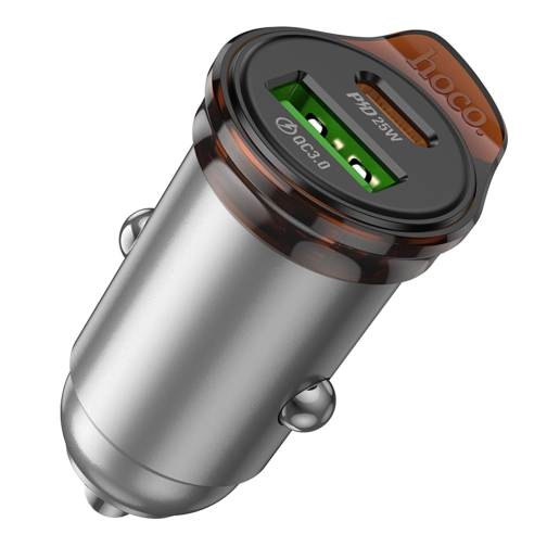 Купити Автомобільний Зарядний Пристрій Hoco NZ16A 1USB-C/1USB QC/PD43W, 5