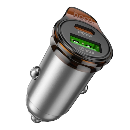 Купити Автомобільний Зарядний Пристрій Hoco NZ16A 1USB-C/1USB QC/PD43W, 7
