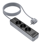 Купити Мережевий Подовжувач Borofone BAC8 (1C3A)(EU)(L=2M), 4