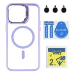 Купить Чехол TPU+PC+Metal Stand Case with MagSafe and Camera Lenses для iPhone 14 Pro Max, 11