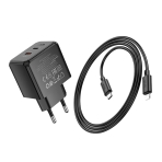 Купити Мережевий Зарядний Пристрій Hoco CS16A 1USB-C/1IP PD/QC 20W+Type-C to Lightning, 7