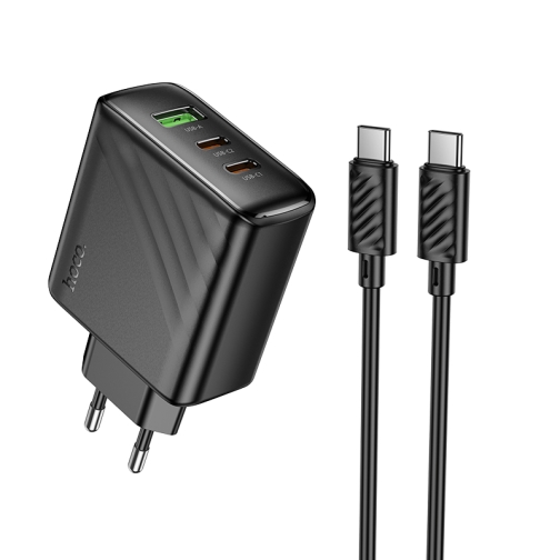 Купить Сетевое Зарядное Устройство Hoco CS26A 2USB-C/1USB PD/QC 45W+Type-C to Type-C
