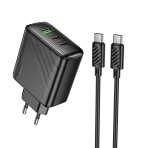 Купить Сетевое Зарядное Устройство Hoco CS26A 2USB-C/1USB PD/QC 45W+Type-C to Type-C