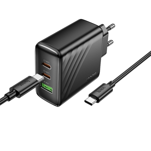 Купить Сетевое Зарядное Устройство Hoco CS26A 2USB-C/1USB PD/QC 45W+Type-C to Type-C, 5