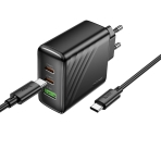 Купить Сетевое Зарядное Устройство Hoco CS26A 2USB-C/1USB PD/QC 45W+Type-C to Type-C, 5