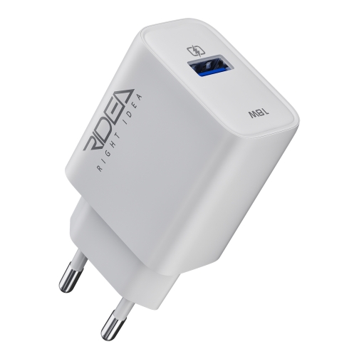 Купить Сетевое Зарядное Устройство Ridea RW-18120 Rapid 1USB QC 18W