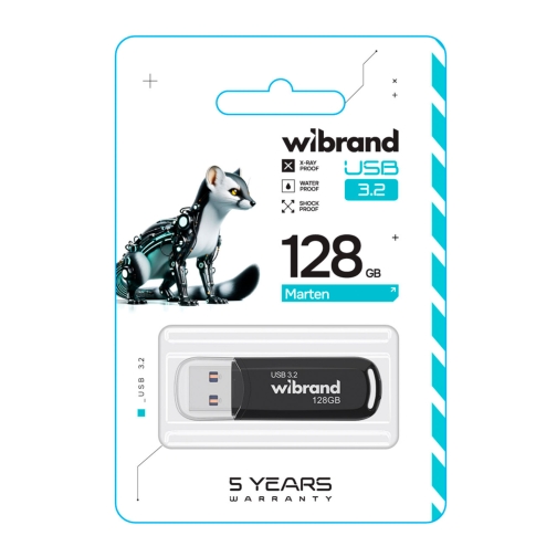 Купити USB флеш-накопичувач 3.2 Wibrand 128gb Marten Gen1