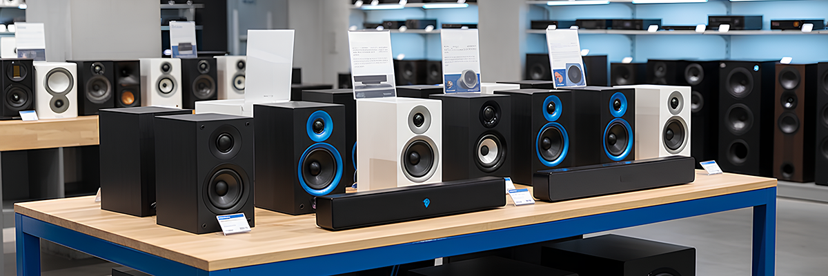 Інтер'єр магазину акустики