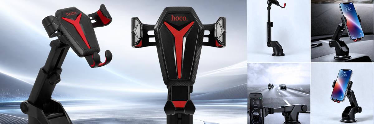 Hoco H65 – автотримач для смартфона на скло або торпедо