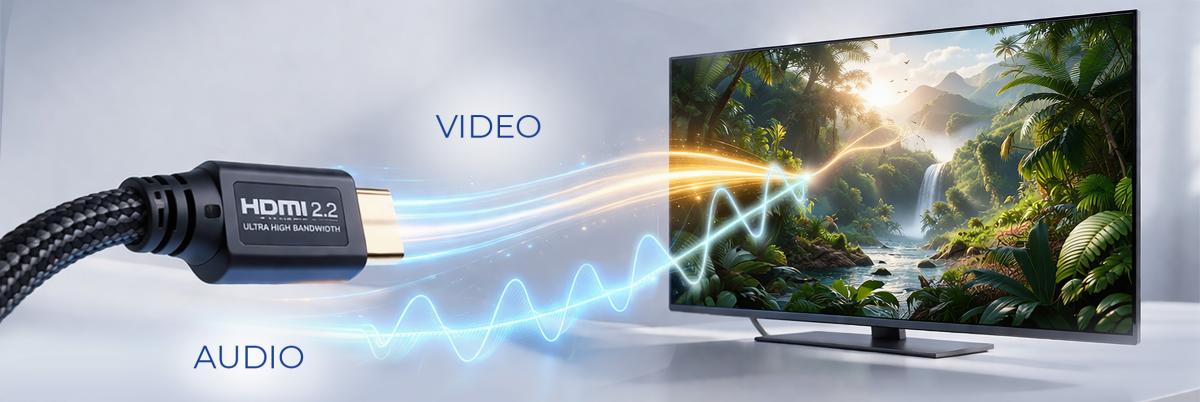 В HDMI кабеле стандарта 2.2 будет реализована новая технология LIP – синхронизация видео с аудио